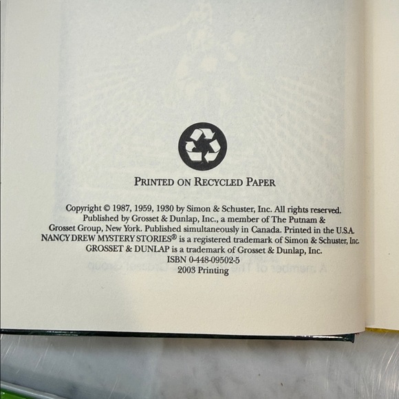 Nancy Drew: The Hidden Staircase Book by Carolyn Keene - Picture 6 of 6